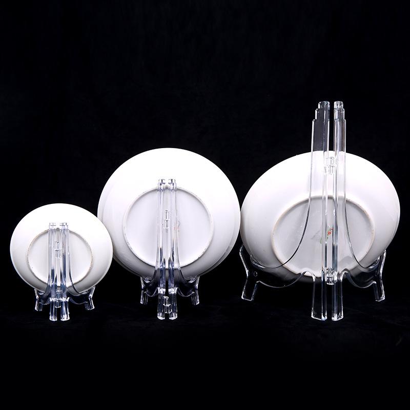 Photo Studio Picture Frame & Painting Display Stand with Ornament and Porcelain Plate Base