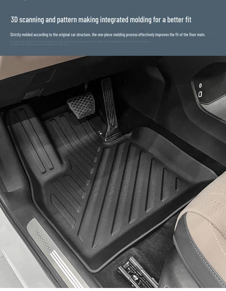 Custom TPE Floor and Trunk Mats for Chery Fengyun T8, Eco-Friendly Design, Model 25.