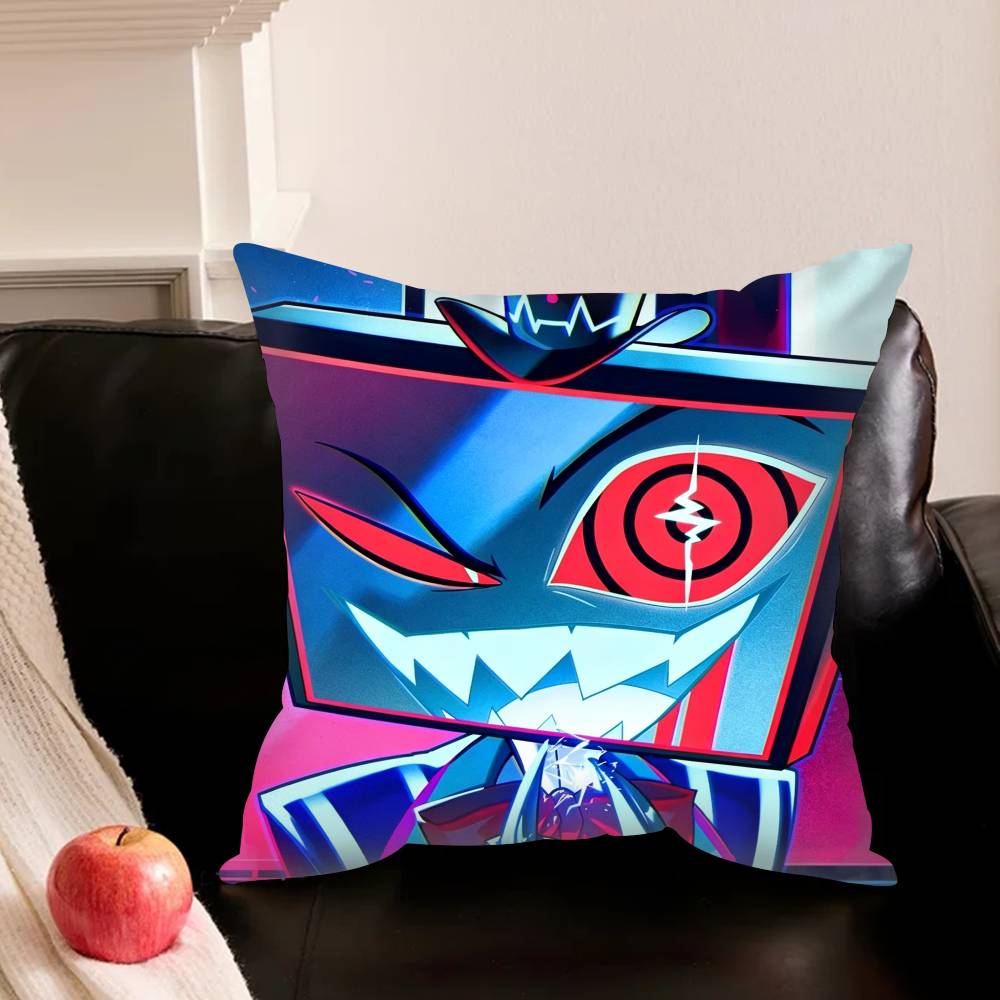V-Vincent H-Hazbin H-Hotel Various Sizes Square Pillowcase For Car Home Bedchamber Decor