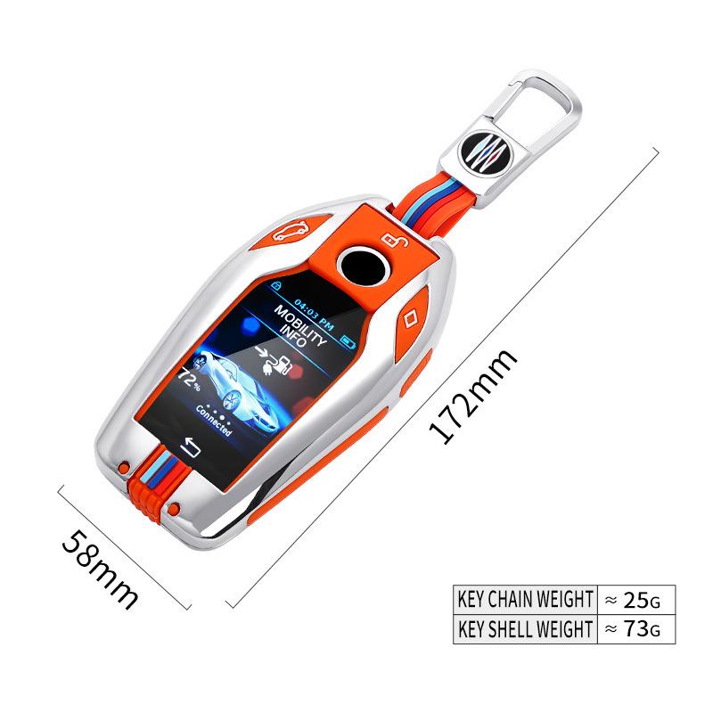 Compatible Key Case for BMW 7 Series 730li/740, 5 Series 535LE, 6 Series GT, X3/X5/X7