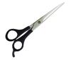 On Blow Hair Cutting Scissor Professional for Salon Barber and Home Use for Men and Women with Black Handle (Pack of 2) 6.5 Inch