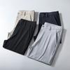 Summer Thin High Elasticity Straight Leg Business Casual Pants for Men with A Simple Hanging Feel