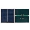 2Pcs Mini Solar Panel Portable Encapsulated Cell Epoxy Flexible DIY Use 0.7W 5V 0‑140mA