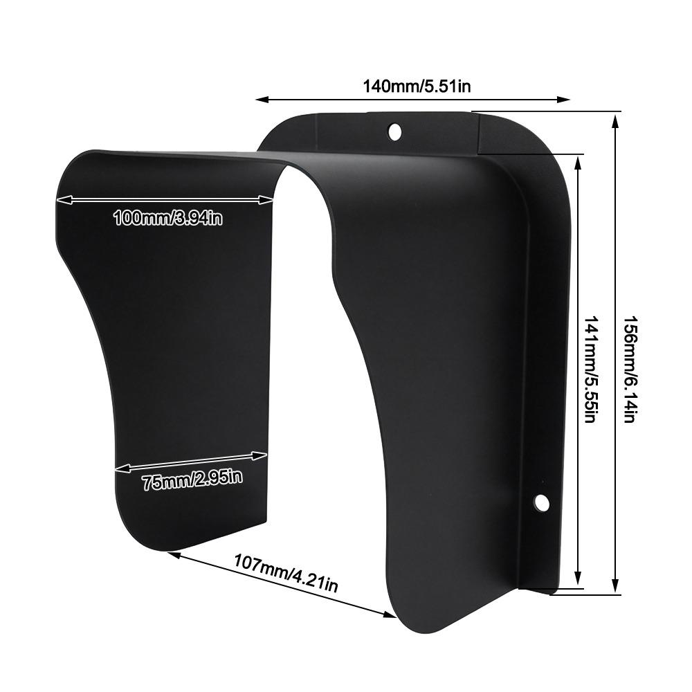 Metal Shell Doorbell Rain Cover Wider Deeper Outdoor Keypad Shield Outdoor Use