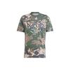 Originals Camouflage Letter Print Crew Neck T-Shirt Men Tops Dark-Green IR9474
