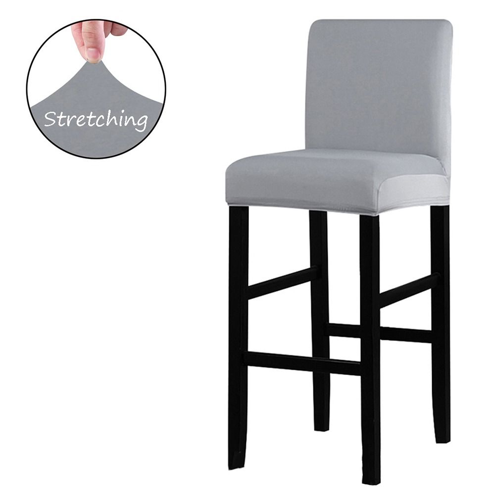 Elastic Stretch Counter Height Bar Stool Cover Dustproof Bar Stool Seat Covers  Dining Room
