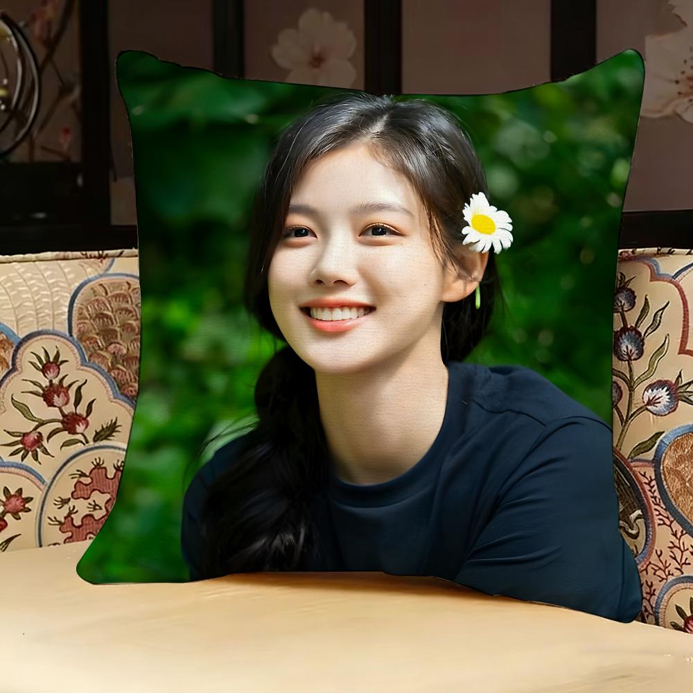 Kim Y-yoo-jung Actor Pillow Case Pillowcase, Double-sided Printed, Sofa Cushion, Bedroom Headboard Pillow