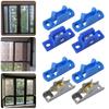 2pcs Professional Aluminum Alloy Screen Roller Kit 11mm Durable Screen Door Pulleys Replacement Parts Mute Wheel Window Screen