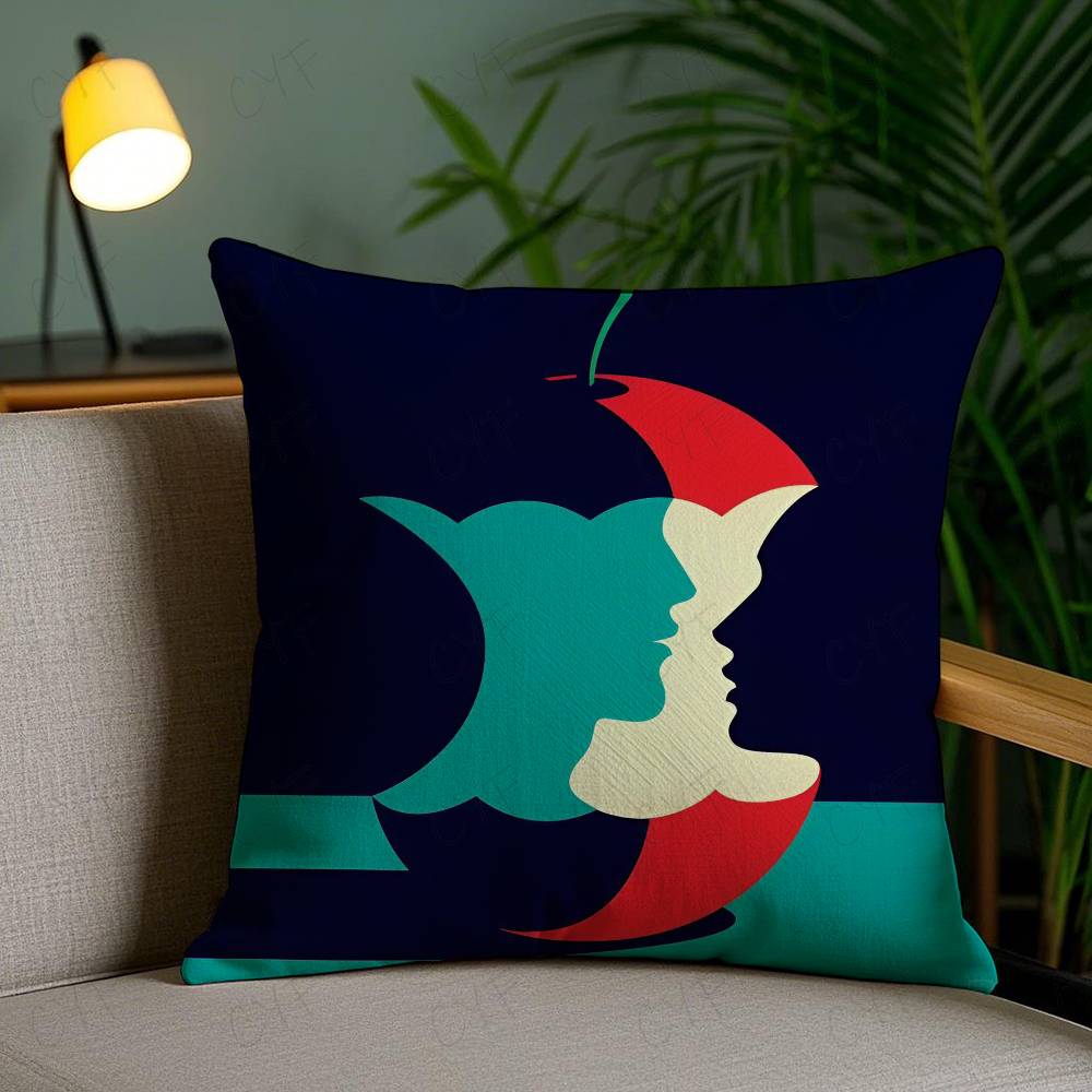 M-Malika Favre Ant Vantage Simple Pillow Case Anti-Dustmite Pillowcase Invisible Zipper Silky Short Plush Sofa Cushion Cover