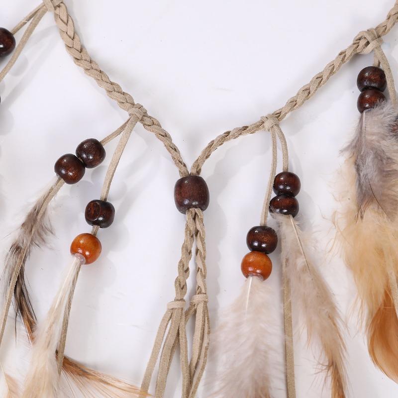 Meier Ethnic feather headband - bohemian hippie native american style