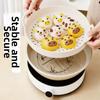 Oil-resistant Silicone Steamer Basket Heat Resistant Food Steamer Pad  Stuffed Bun
