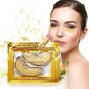 10 Pieces Women Collagen Eye Mask 24k Gold Crystal Eye Pads for Anti Aging Moisturizing Whitening