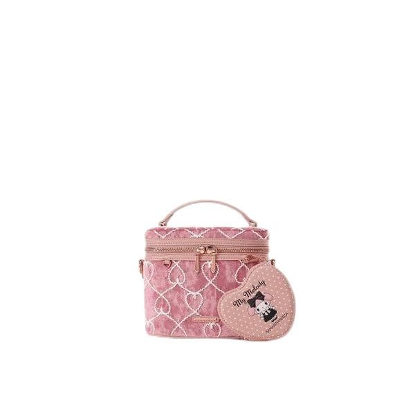 

Samantha Vega Sanrio My Melody Vanity Bag Cute Cosmetic Bag Mini Handbag Pink Japan Limited Collection Gift розовый