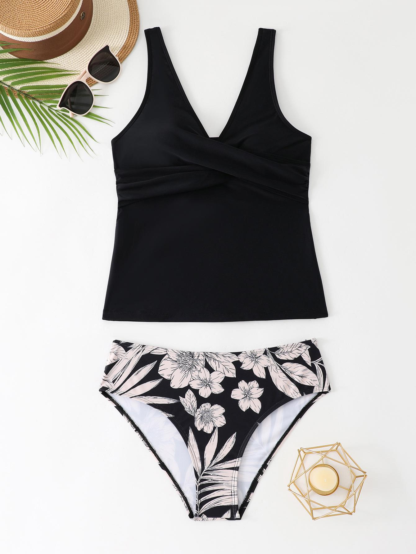 Европейский женский треугольный бикини купальник 2026 – Сексуальный и повседневный танкини Extra Large