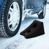 2Pcs Plastic Wheel Chocks Heavy Duty for Cars Rv Trailer Off-Road Use Vehicle Safety Stoppers Wheel Chocks Tire Blocks
