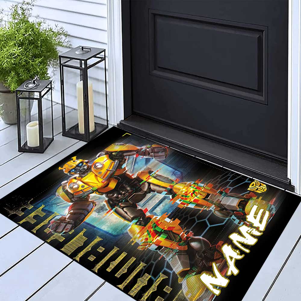 Transformers Fans (3) Customize your name rug, office chair cushion, home bedroom living room gift.