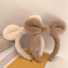 Cute Bear Ears Plush Hairbands Girl Lovely Hair Band Hair Hoops Fashion Washing Women Makeup He U9S3