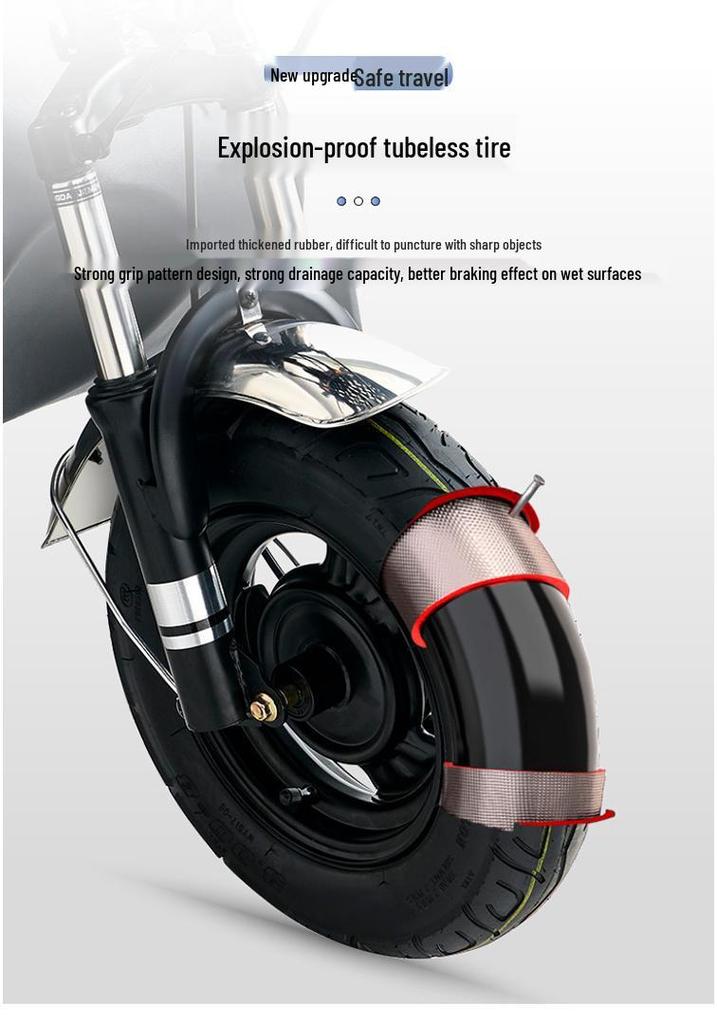 Compact Electric Tricycle for Adults: Senior-Friendly Commuter Scooter