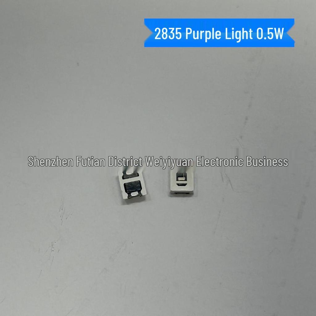 2835 High Brightness Purple LED SMD Lamp Beads 0.5W Large Chip