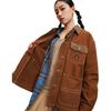 Converse Jackets Unisex Brown Lapel Moderate Other 10026550-A02