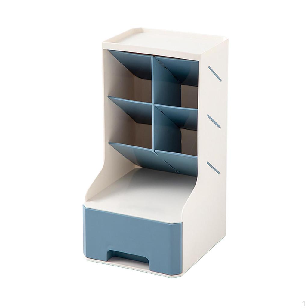 Desk Stationery Box, Detachable Tray, Pen Holder And Home