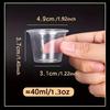 20Pcs Plastic Cups Disposable Cups Party Cups Suitable for Weddings Outdoor Events Gatherings Parties Mini Plastic Containers