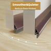 39" Length Door Seal Strip Brush Design Silicone Material Under Door Gap Filler Strong Adhesives Self Adhesives Under Door Seal