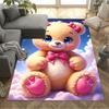 1pc cute bear rug home carpet non slip design for bedroom gift