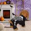 Halloween Skeleton Dog Costume, Halloween Pet Costume, Decorative Overall