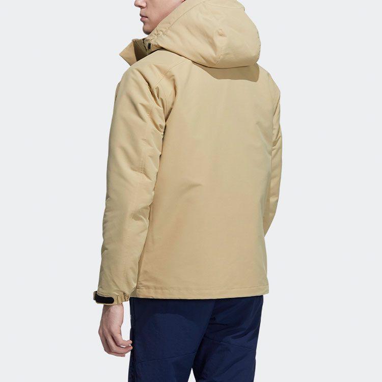 Adidas Down Jackets Unisex Light Khaki Hooded Moderate Other H20771