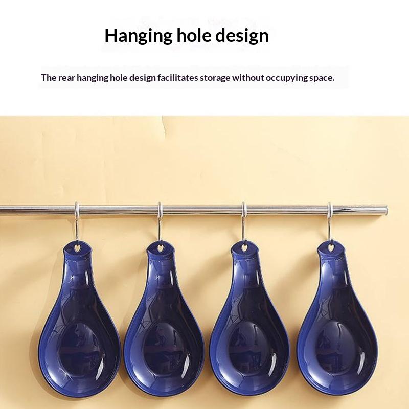 Löffelablage Groß Keramik Löffelhalter Hitzebeständig Kochlöffelablage Kaffeelöffelhalter Spülmaschinenfest Keramik Löffelablage