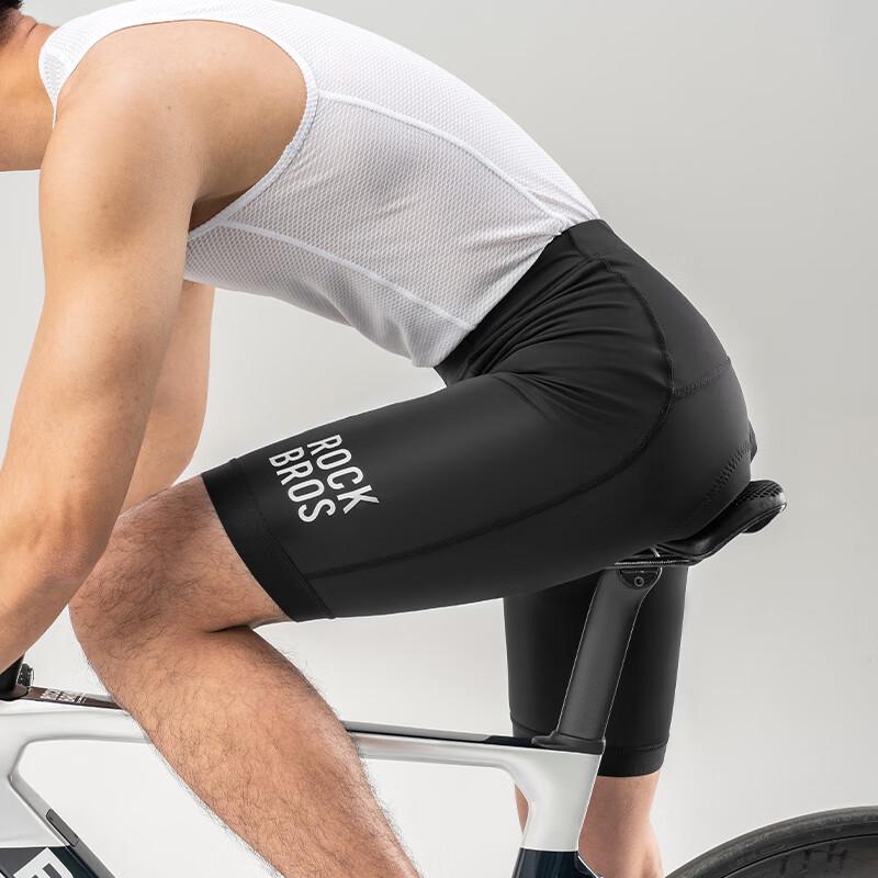 Cycling Shorts for Men And Women, Mountain And Road Bike Shorts with Foam Cushioning, Summer Riding Wear, Black, XL