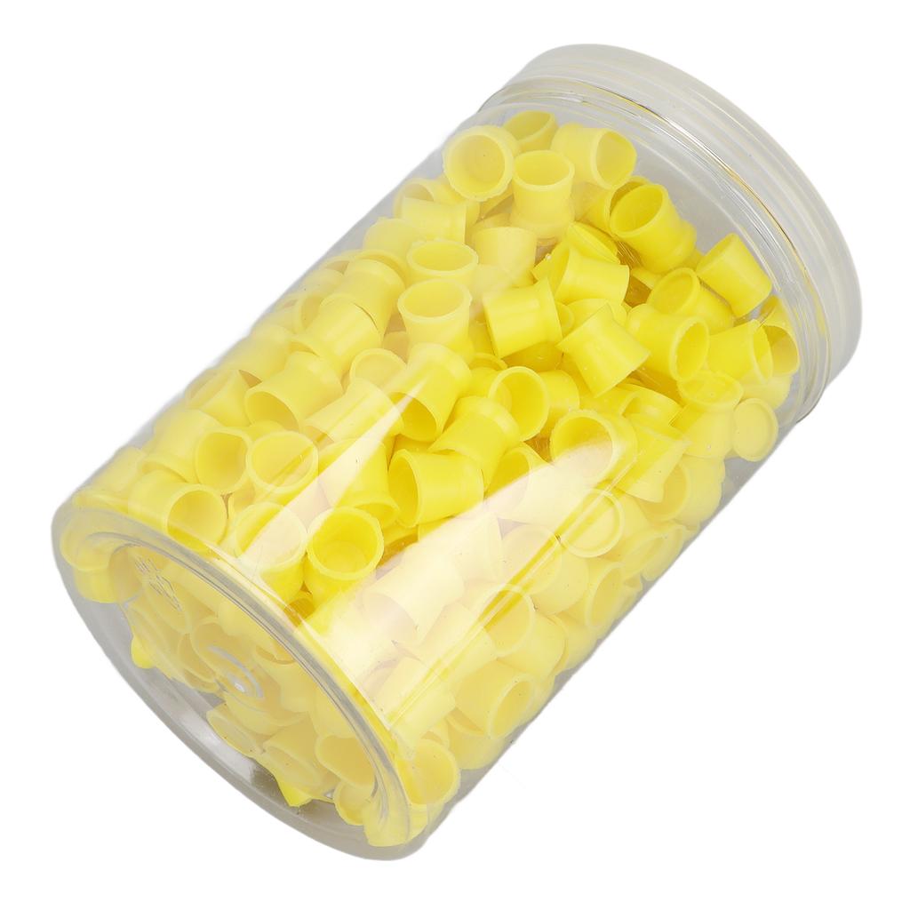 300pcs Tattoo Ink Cups Food Grade Silicone Multipurpose Disposable Tattoo Pigment Cups for Tattoo Supplies