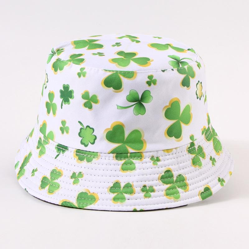 Style Hat Green Double Sided Wearable Womens Sunshade Hatscaps Fisherman