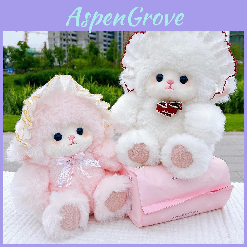 Cute Sheep Plush Toy With Polyester Fiber For Kids Comfort And Sleep Aid