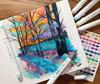 Ohuhu Heavyweight 200gsm 175mm x Mini Suitable for Colored Alcohol Illustration and and Christmas Gift Sketchbook, Paper, 165mm, Marker-Ready,