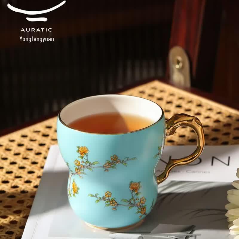 Auratic Chinese Style Porcelain Mug