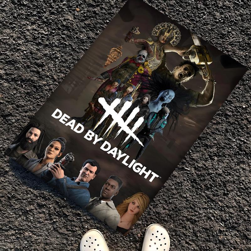 Dead Daylight Polyester Carpet, Soft Indoor Mat for Office Chair, Living Room, Computer Desk - Decorative Home Office Rug Design