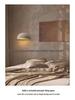 Wabi-Sabi Gelbe Travertin Nachttischlampe: Retro-Stil für Schlafzimmer & Wohnzimmer