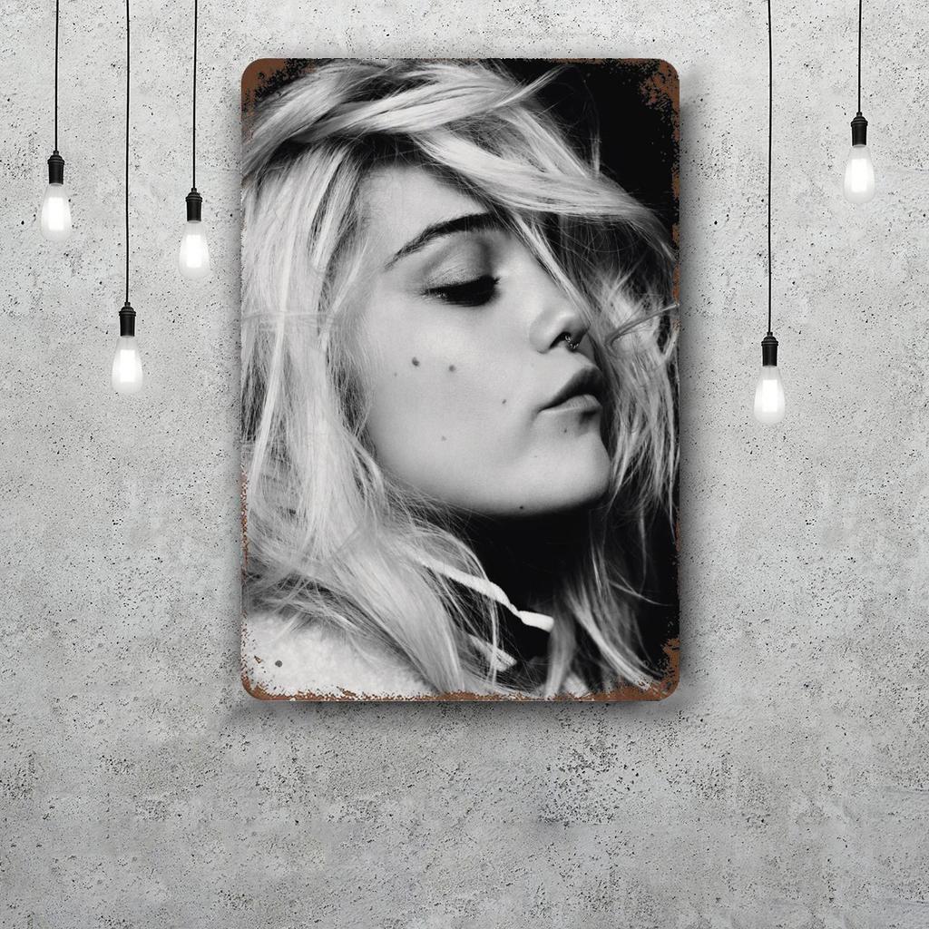 Sky Ferreira Retro Vintage Tin Sign Poster Decorative Plaque Metal Plate Wall Decor