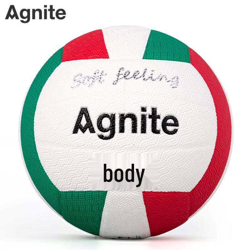 

Agnite Size 5 Moisture-Wicking PU Laminated Volleyball 5