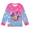 Children's Witch  Girls Printed Suit Long Sleeve Pants Suit