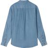 Levis Loose Fashion Trend Long Sleeve Shirt Women Shirts Blue A8745-0003
