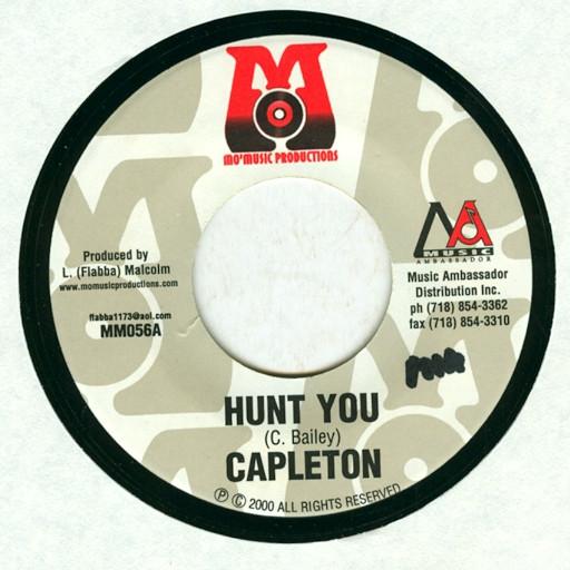 

7inch Record CAPLETON - Hunt You MM056 Mo Music Produ 2000 Jamaica Reggae, Ska & Dub Used