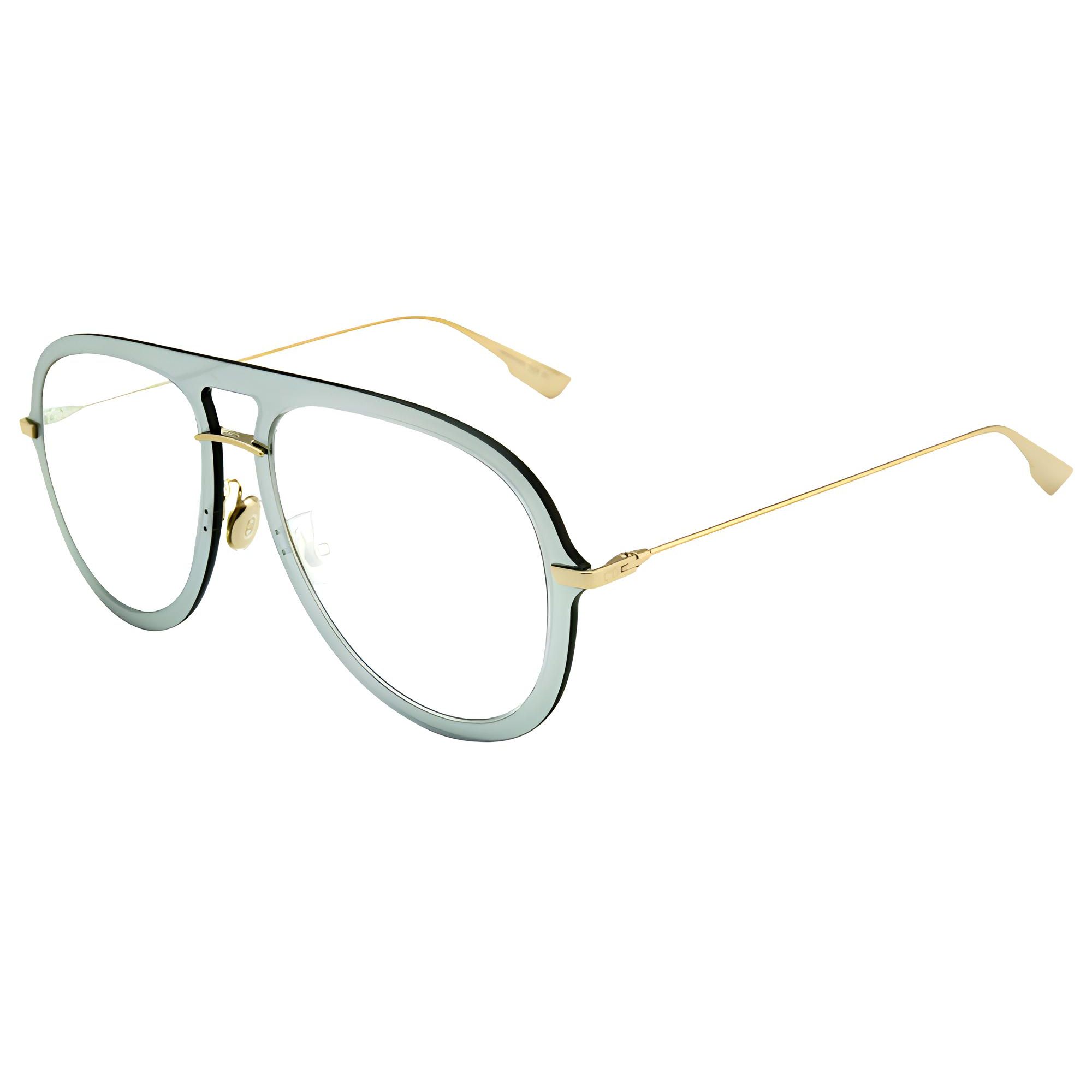 Dior Metal Frame Plastic Lens Aviator Sunglasses Women sunglasses Gray ULTIME1-VGVA9-57 One Size