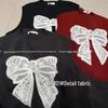 Xiao Wang's Early Spring Korean Loose Plus Size Lace Bow Sweater Vest