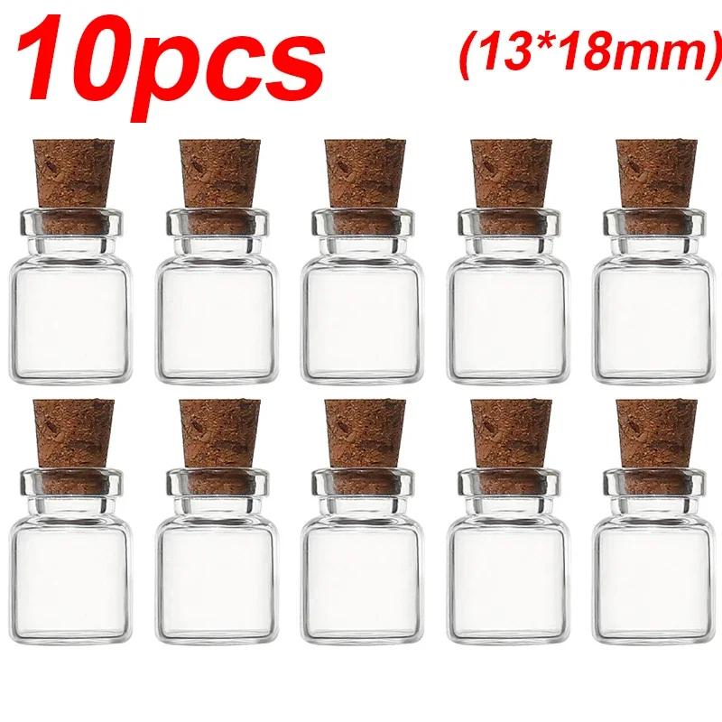 DIY průhledné prázdné láhve na vzkazy mini skleněná láhev s korkovou zátkou narozeniny, svatba, vánoční párty, výzdoba velkoobchod