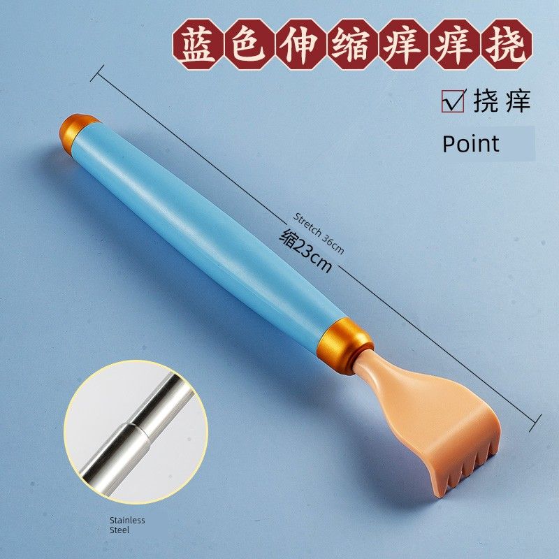 

Back Scratcher Back Scratching Not Asking for People Back Scratcher Back Back Scratcher Japanese Old Man s Music Scratching Back Scratching Rake (Stainless Steel) Telescopic Blue