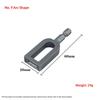 1 pièce Outil de torsion de fil multifonctionnel à grand diamètre Tige hexagonale standard Taille compacte Connecteur de nœud pour fil de fer