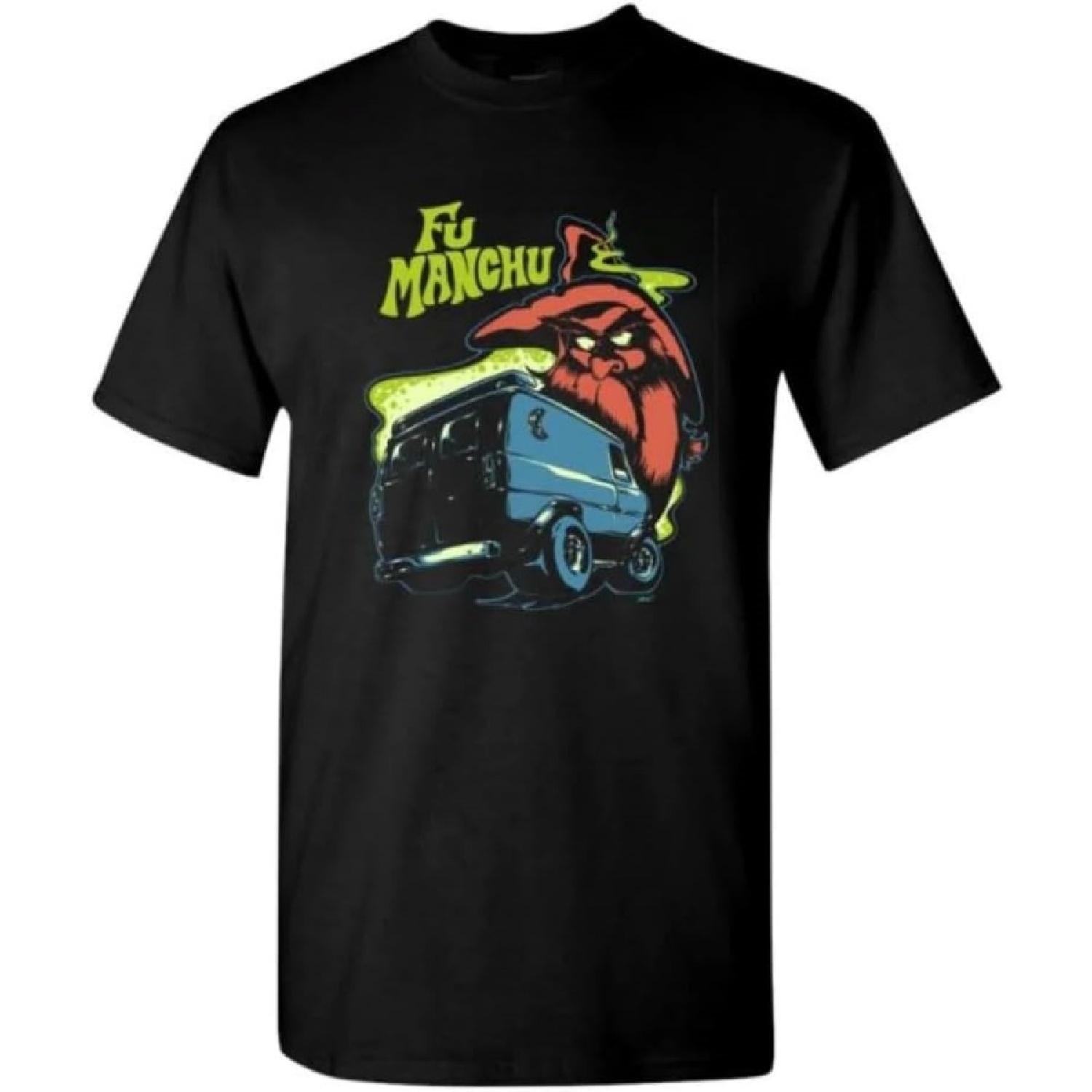 

Fu Manchu Men s Wizard T-Shirt Black _ Officially Licensed Merchandise XXXXXL різнокольоровий